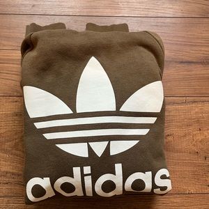 Like New Adidas Army Green Hoodie